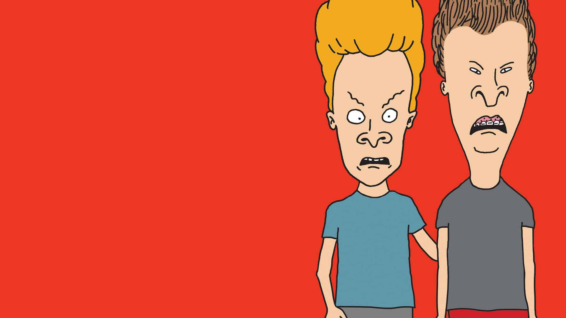 Red Beavis And Butt Head Background