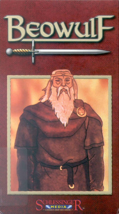 Red Beowulf Book Background