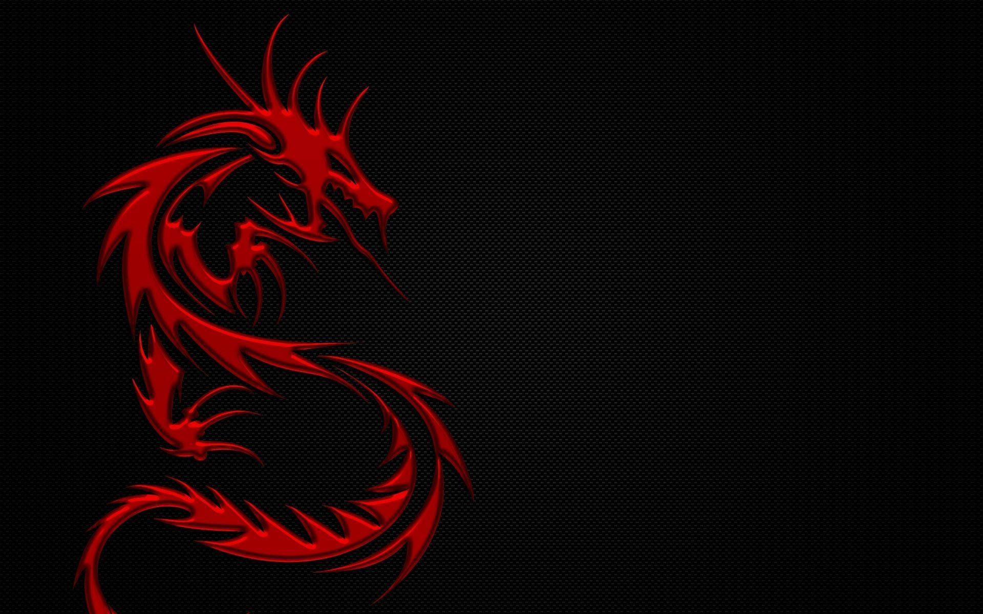Red Black Embossed Dragon Background