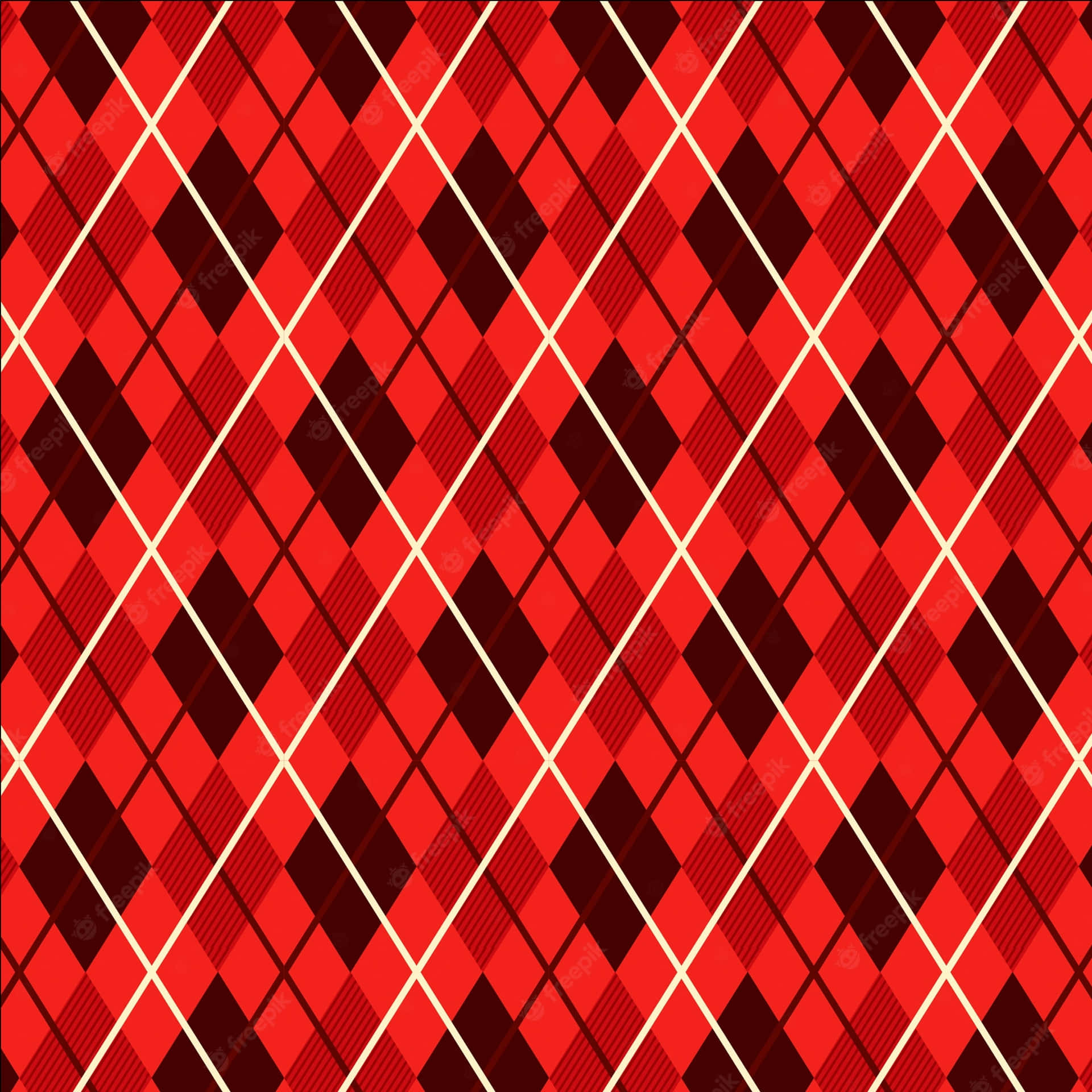 Red & Black Plaid Background