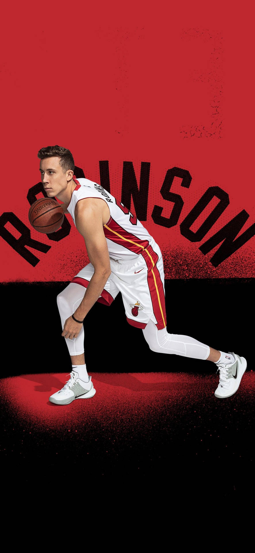 Red Black Poster Of Duncan Robinson Background