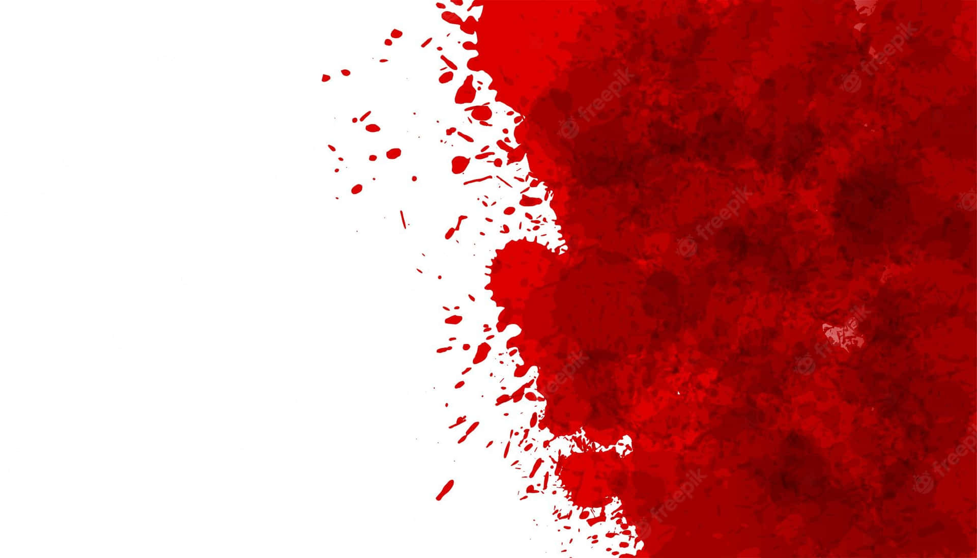 Red Blood Splatter Background