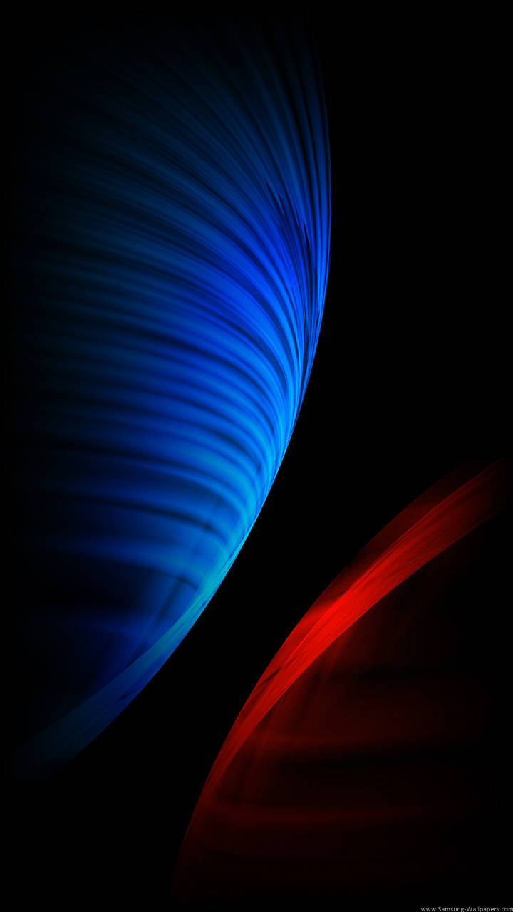 Red Blue Sphere Lock Screen Samsung Background