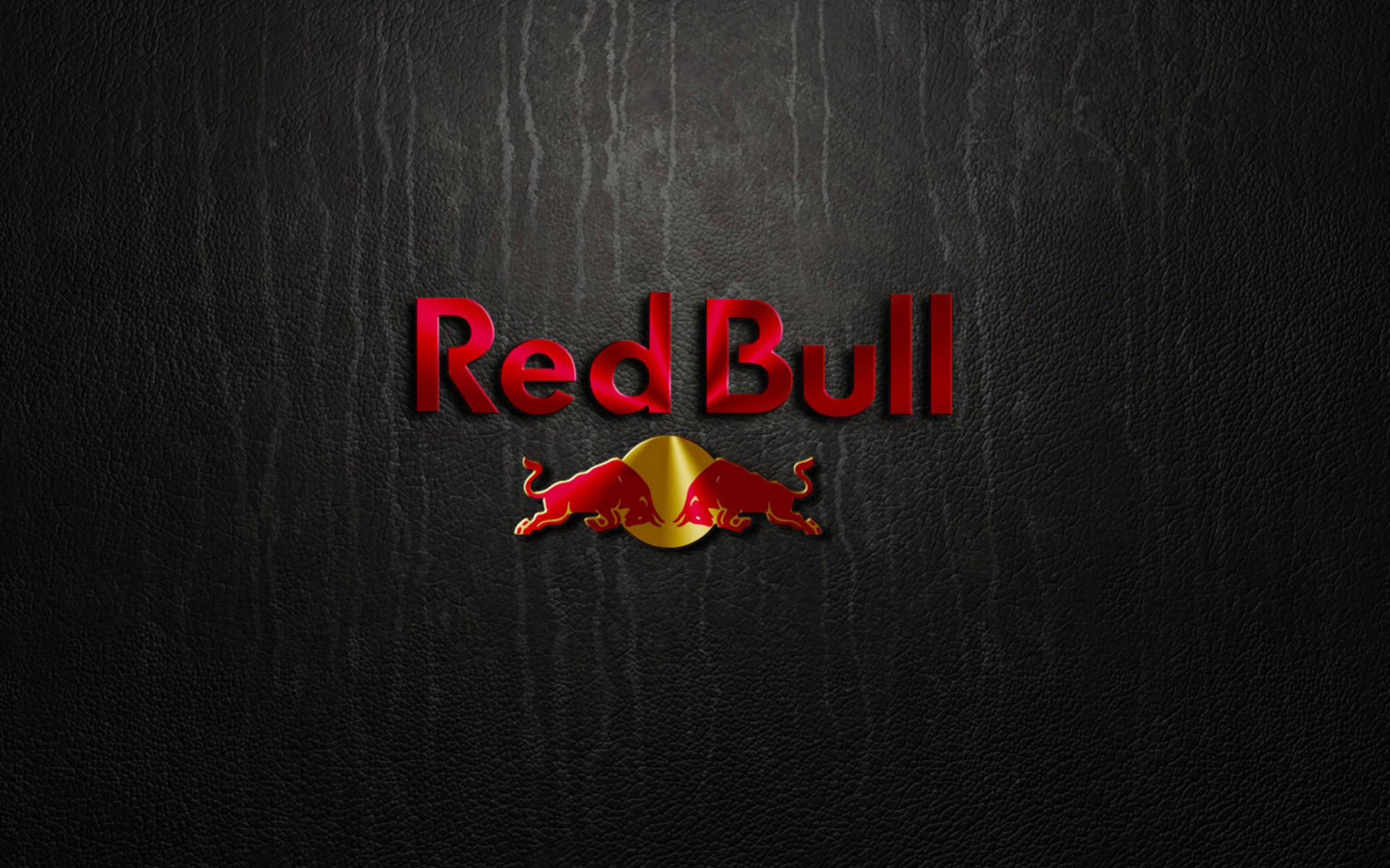 Red Bull Black Background