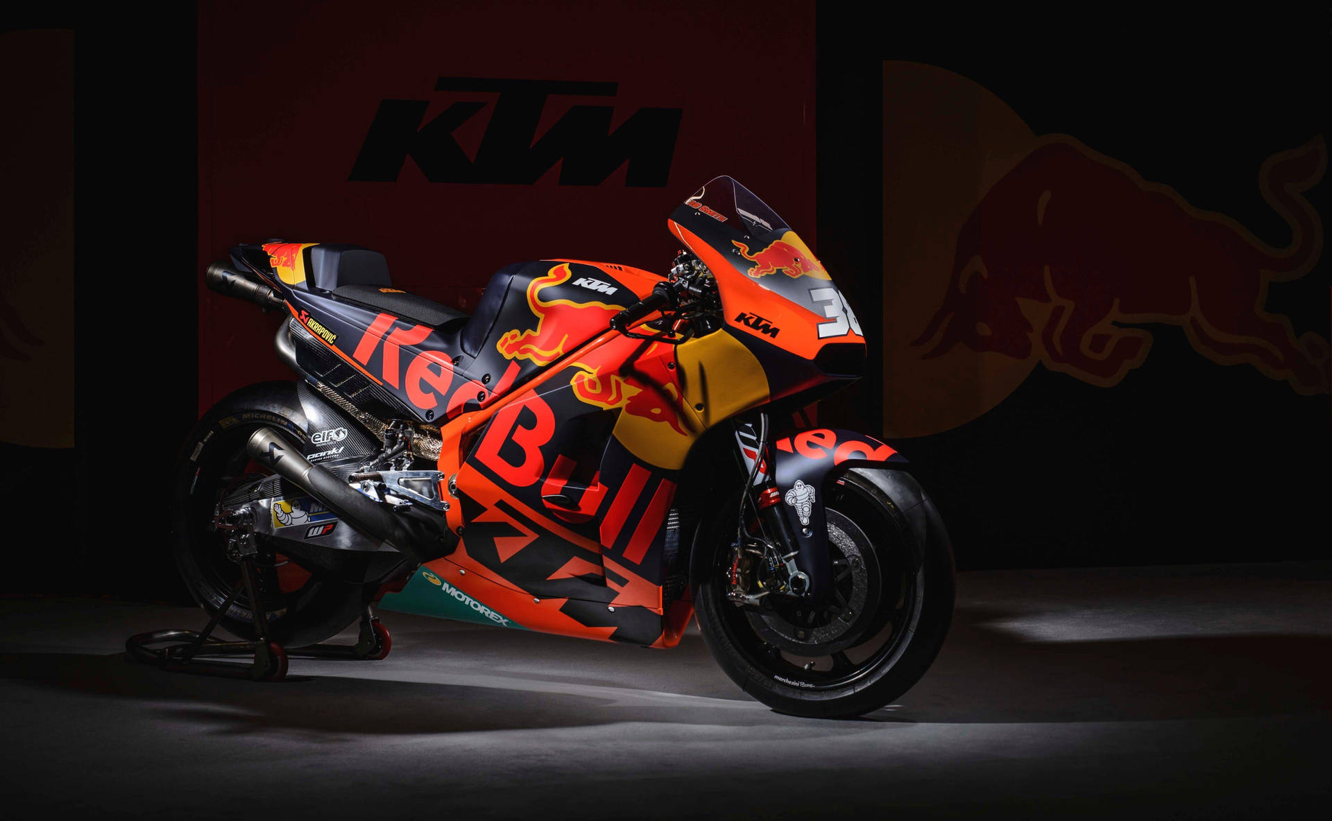 Red Bull Ktm 4k Promo Shot Background