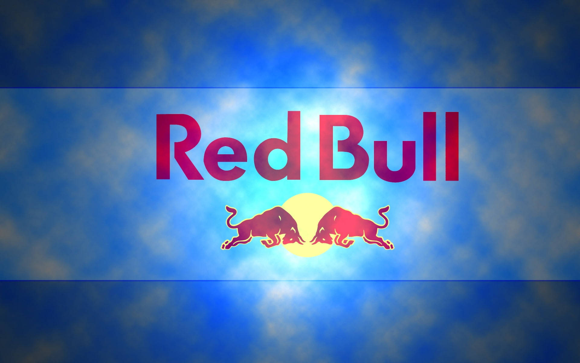 Red Bull Neon Background