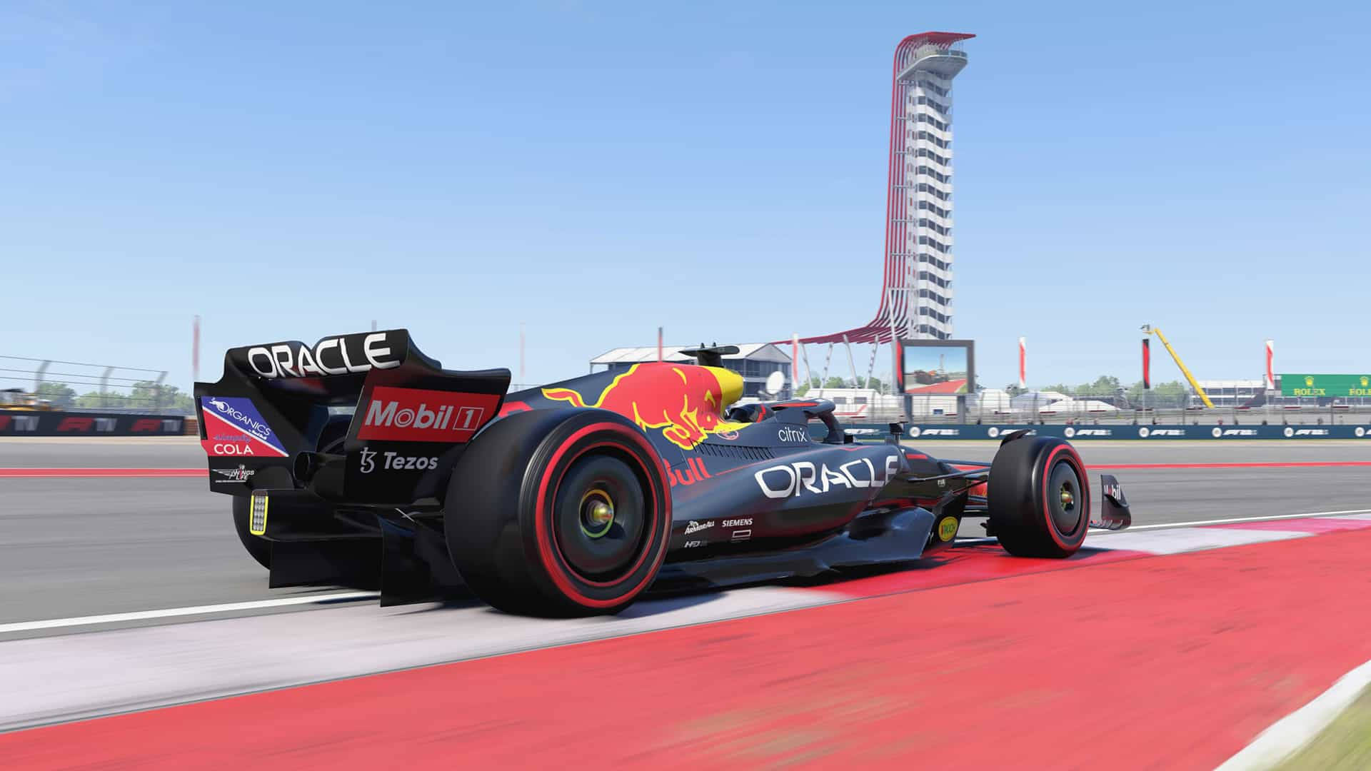 Red Bull Racing Cota Tower Game Background