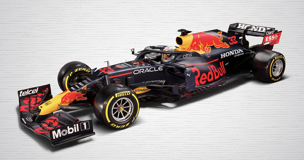 Red Bull Racing Dotted White Background Background