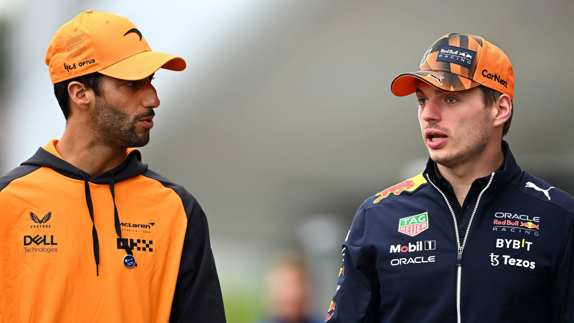 Red Bull Racing Max Talking Daniel