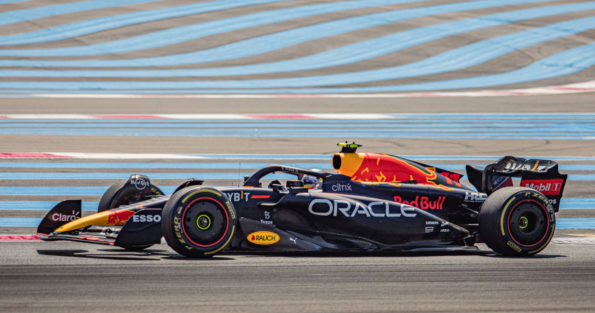 Red Bull Racing Oracle Sponsored Background