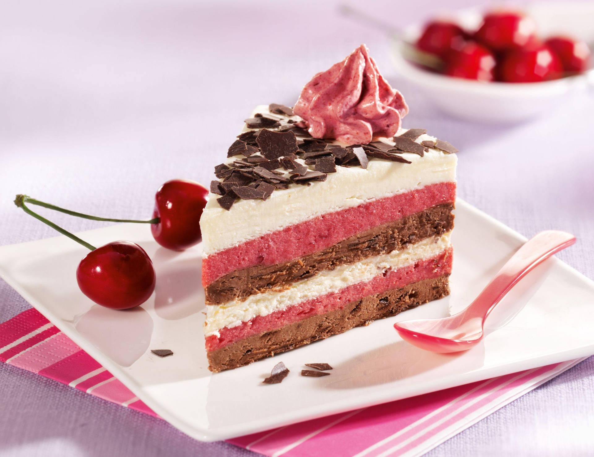 Red Cake Desserts Background