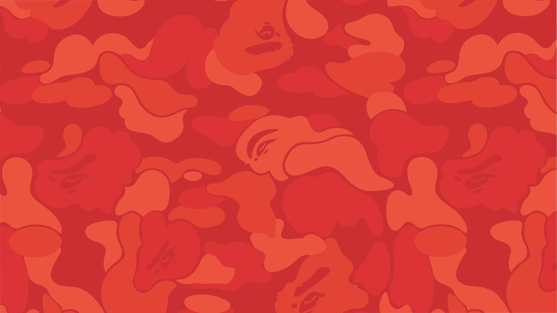 Red Camo - Stand Out From The Crowd Background