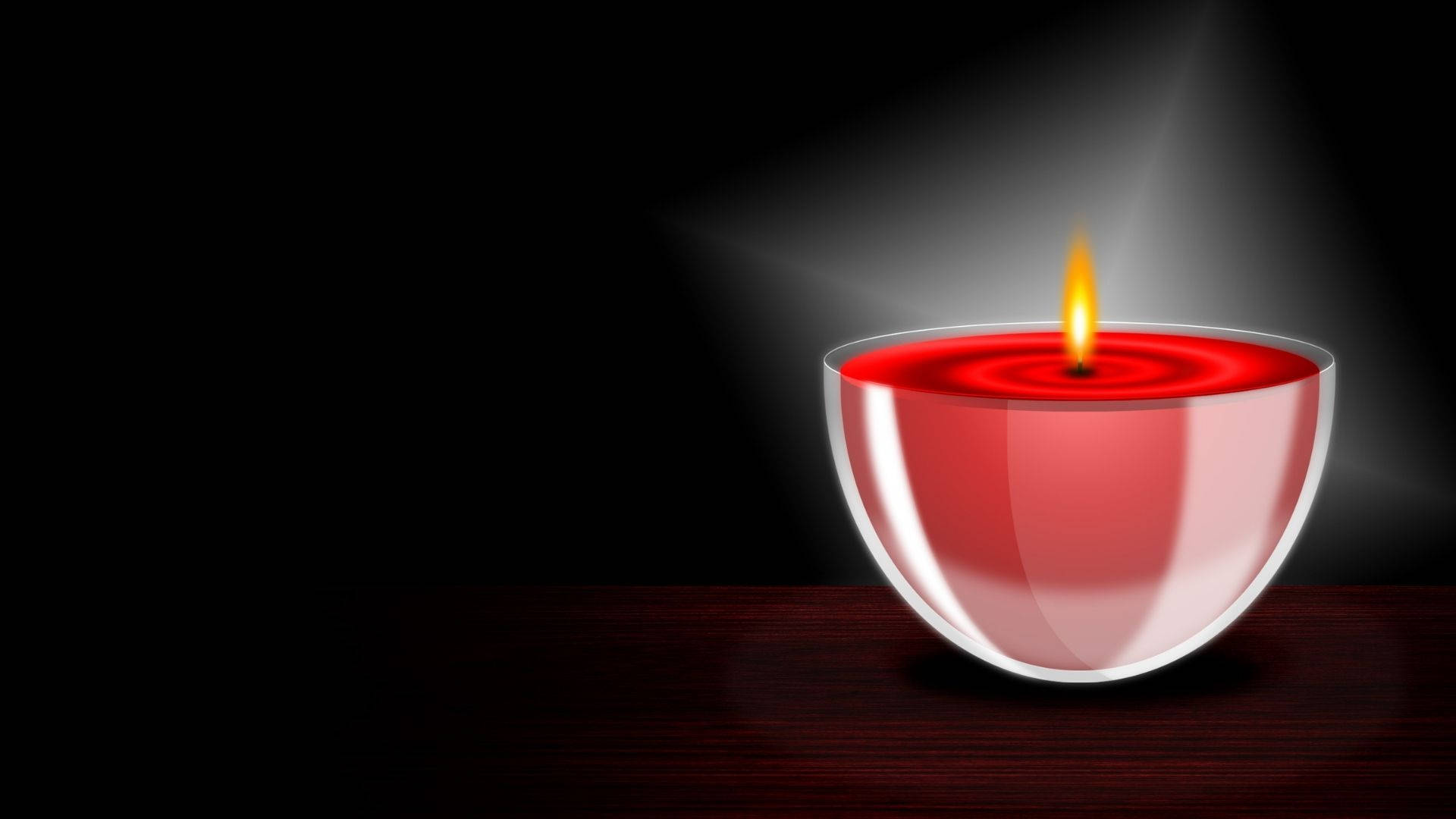 Red Candle Artwork Background