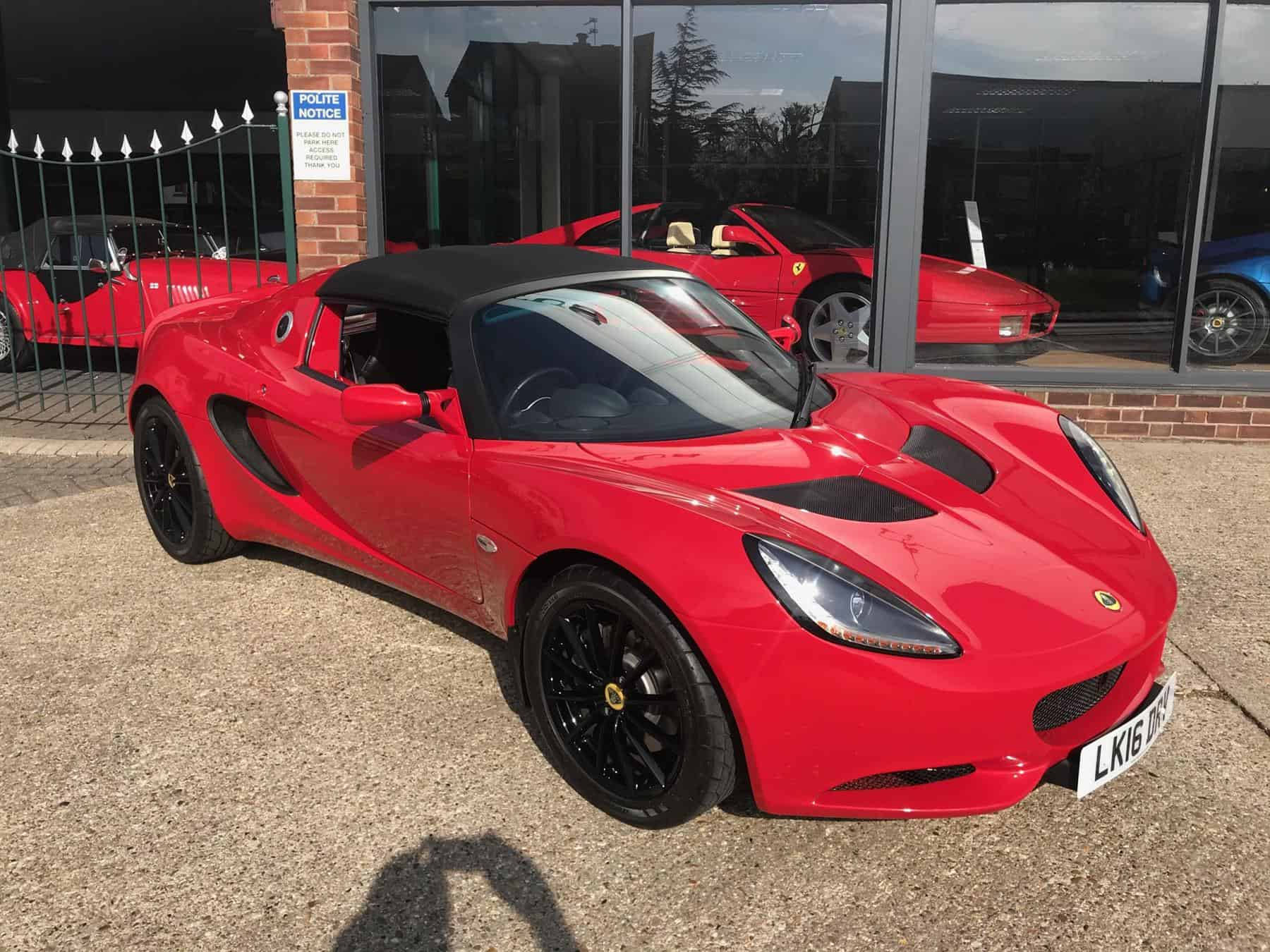 Red Car Lotus Elise Background