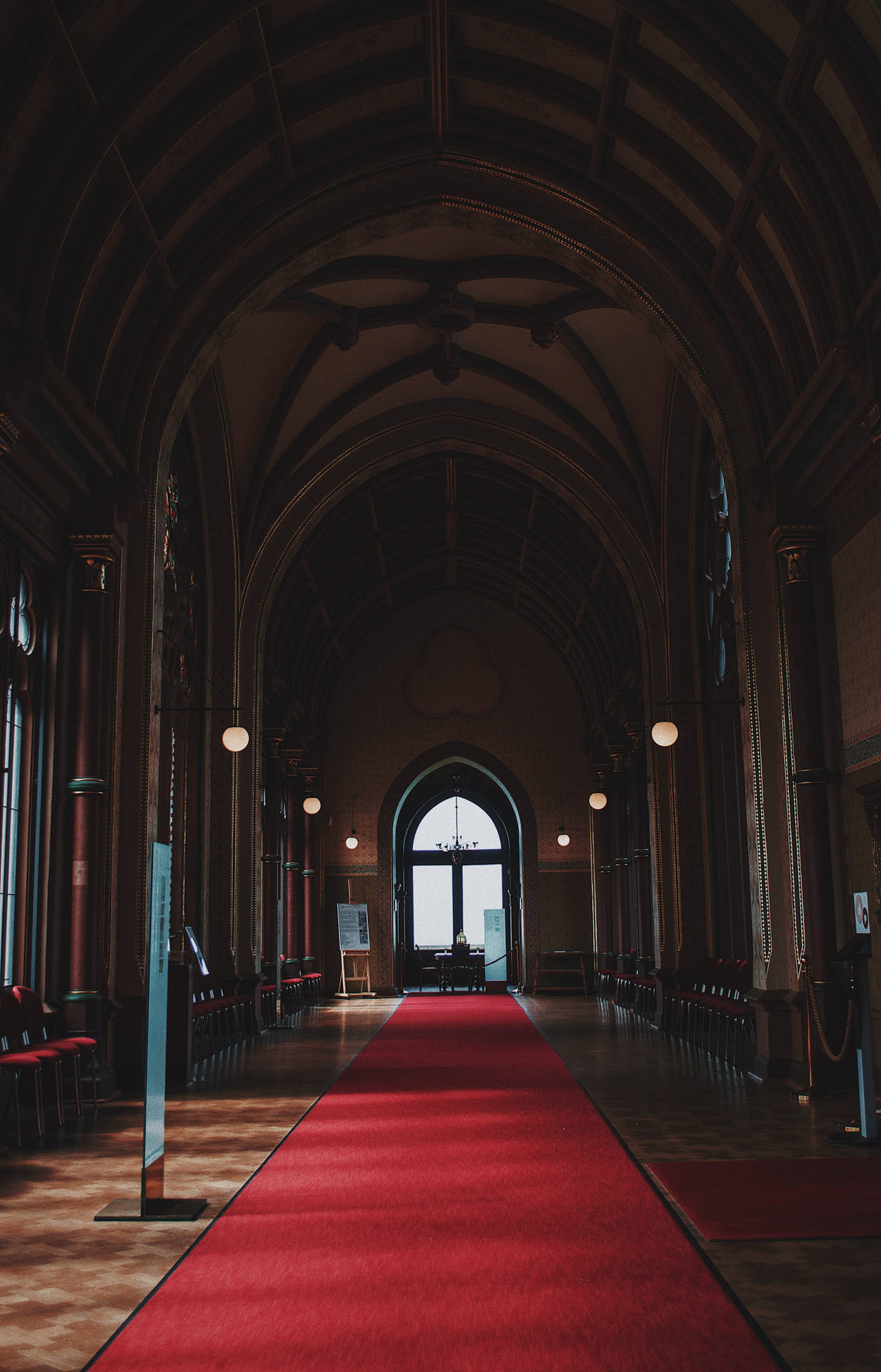 Red Carpet Exhibit Background