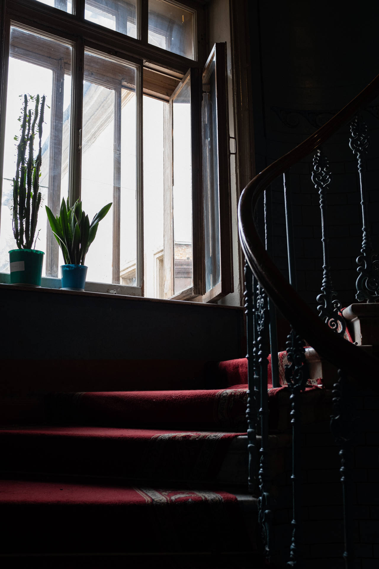 Red Carpet Stairway Background