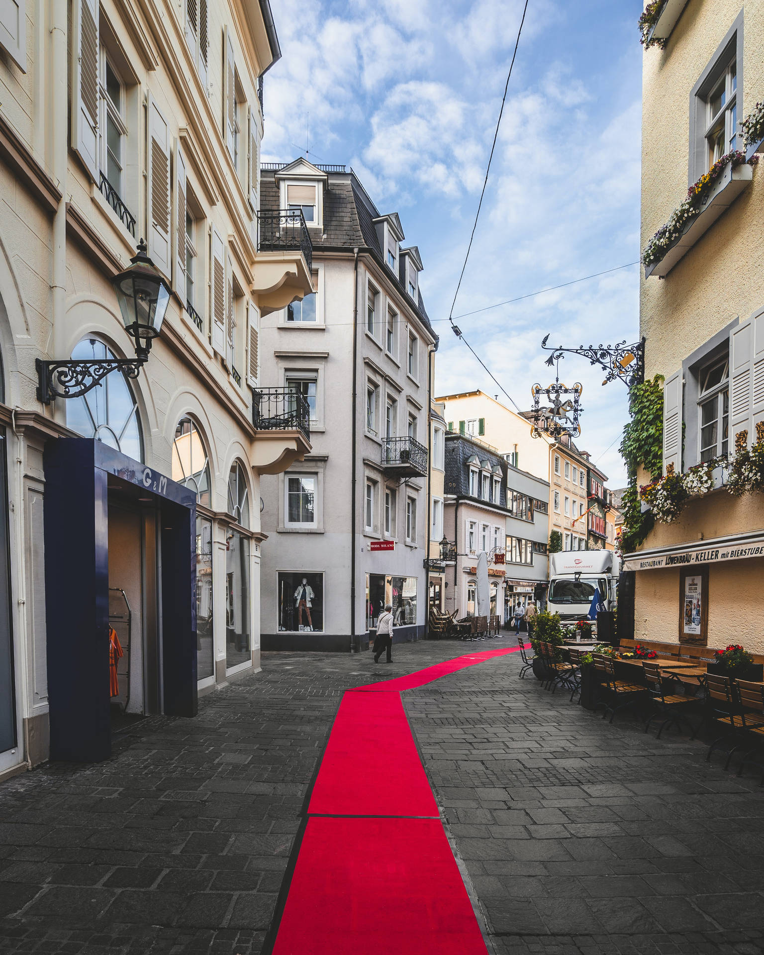 Red Carpet Street Background