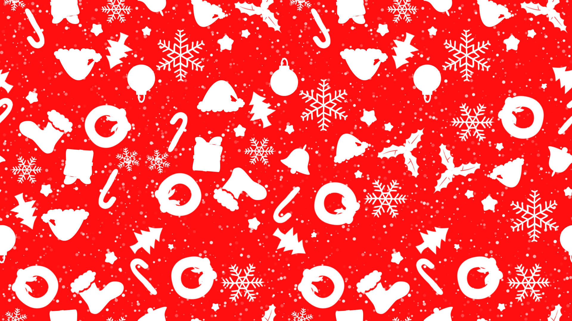 Red Christmas Holiday Desktop Background