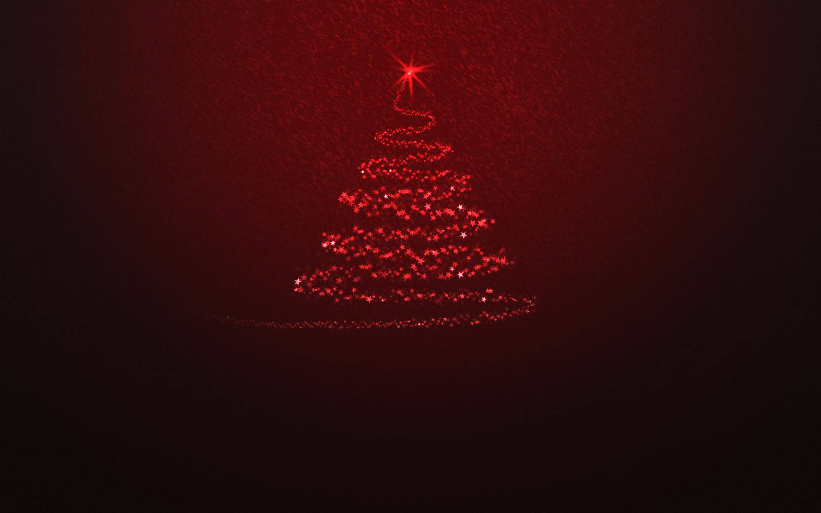 Red Christmas Tree Art Background