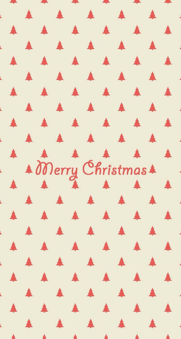 Red Christmas Tree Pattern