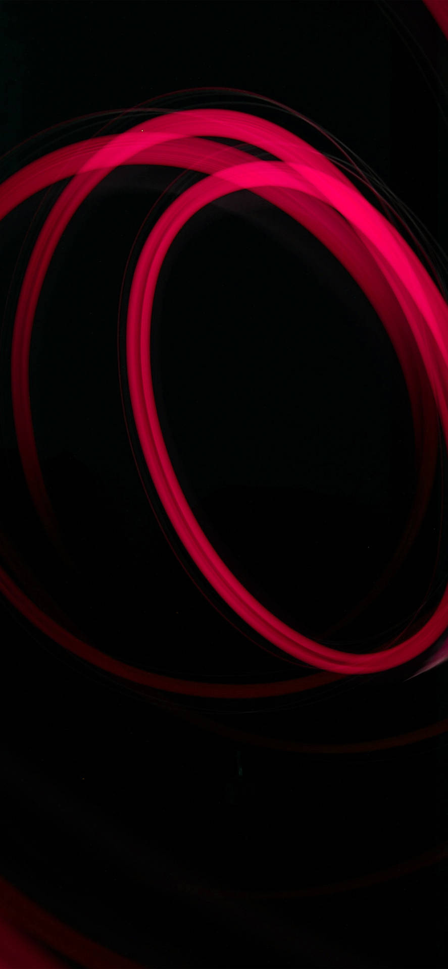Red Circles Glowing Background