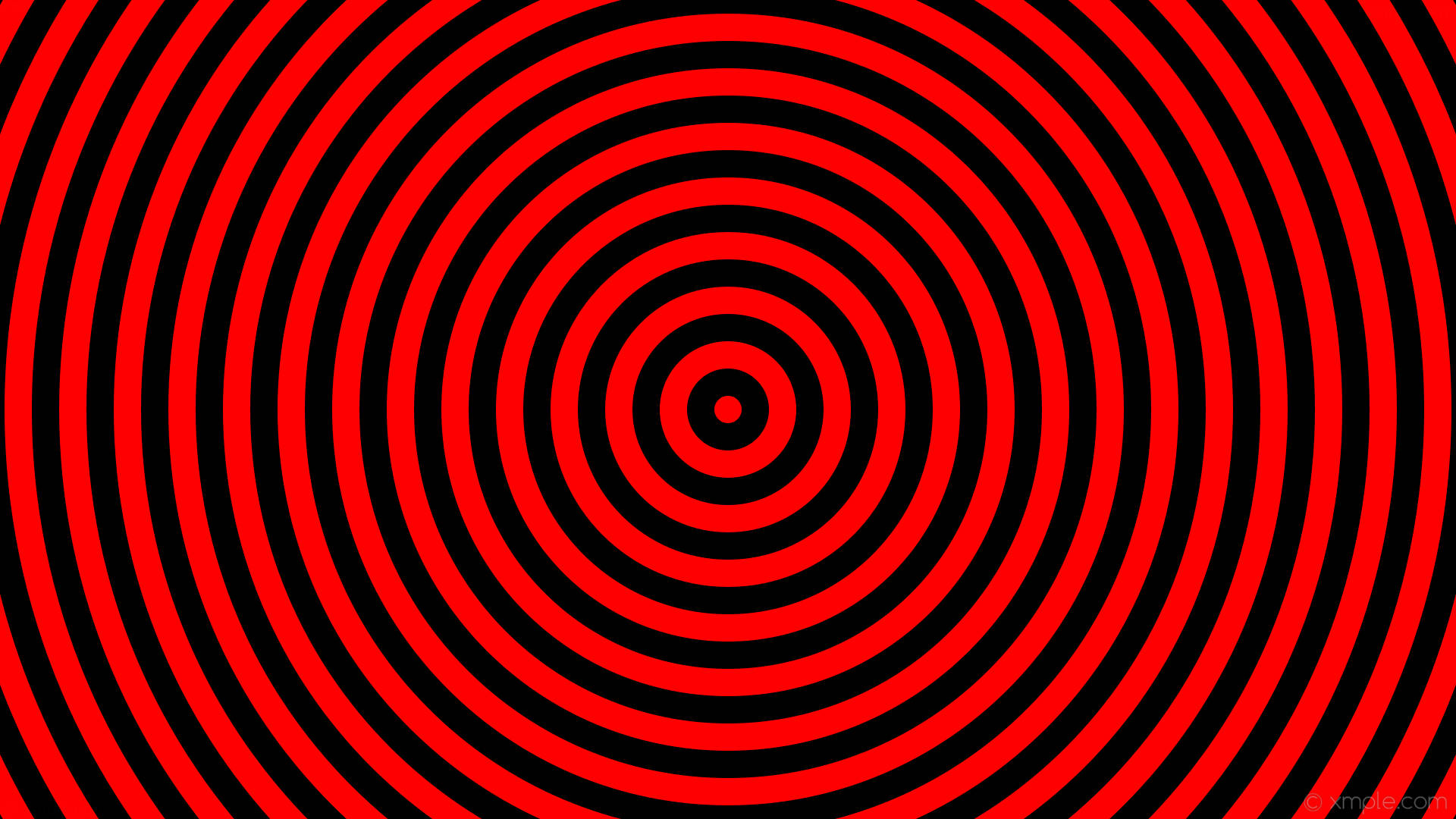 Red Circles Hypnotizing Colors