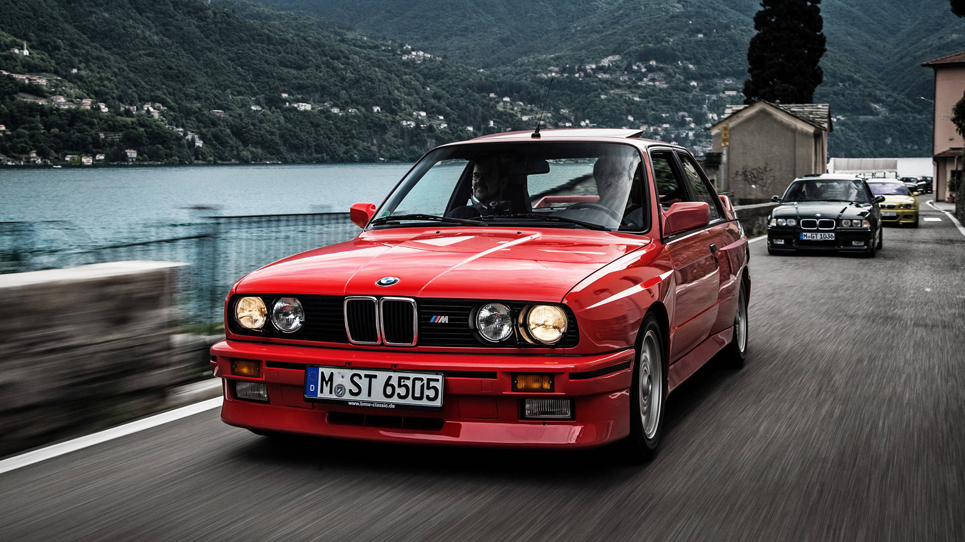 Red Classic Bmw E30 Background