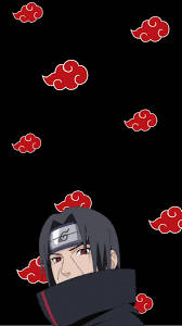 Red Cloud Naruto Itachi Uchiha Background