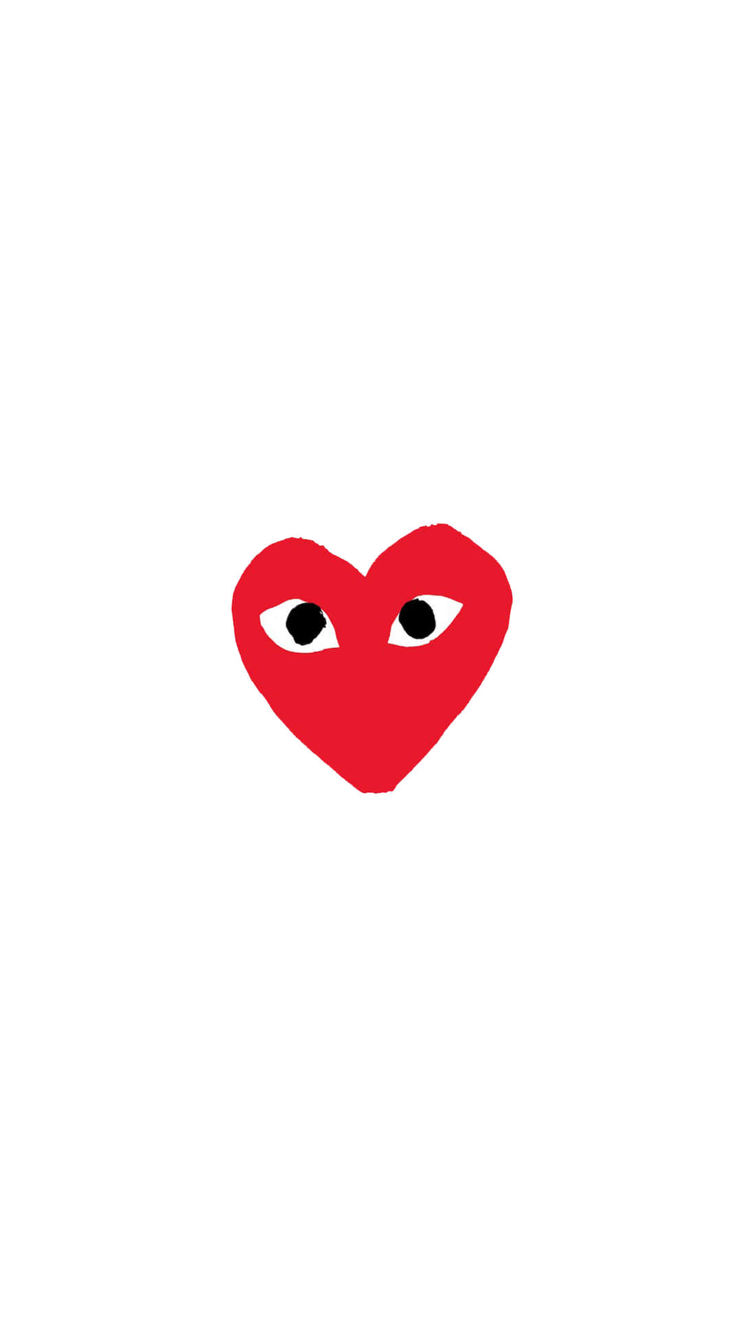 Red Comme Des Garçons Play Heart