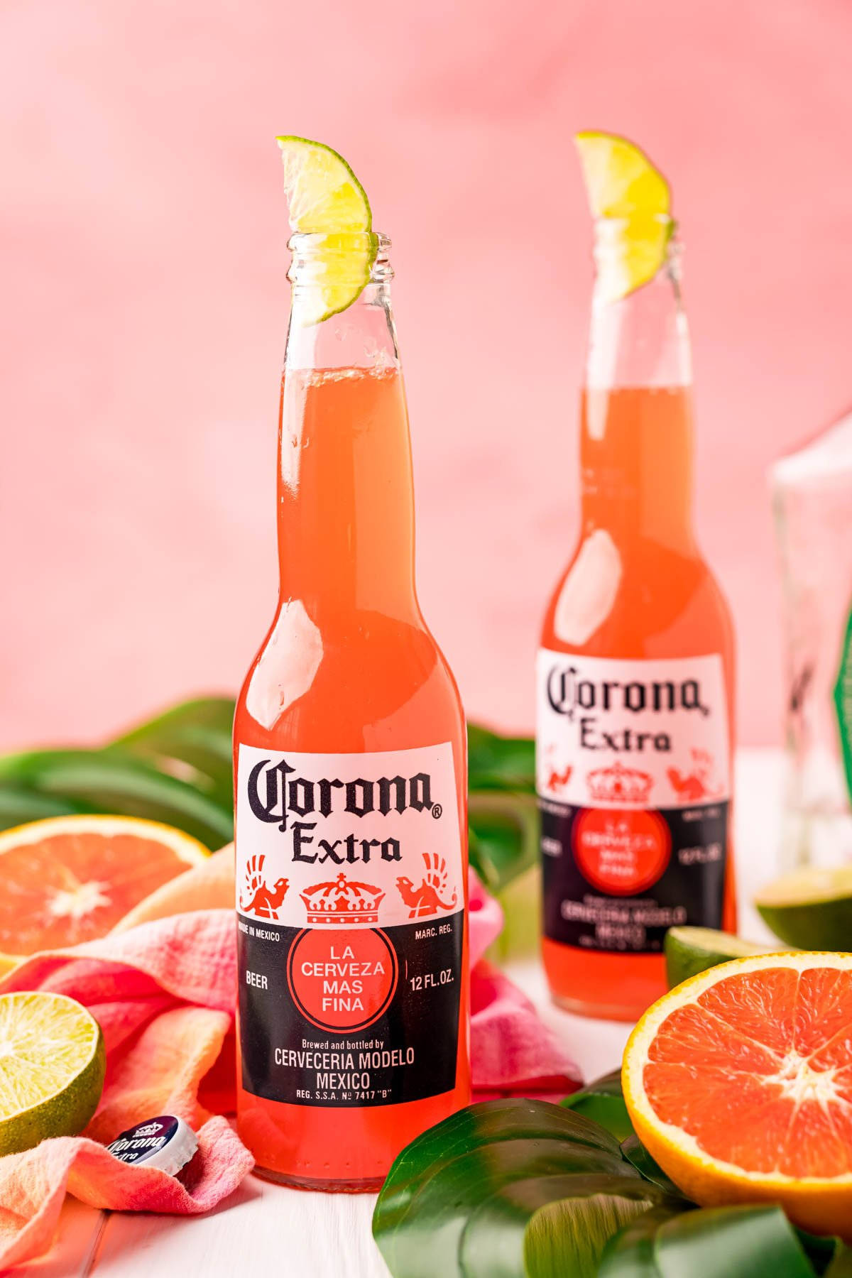 Red Corona Extra Sunrise Cocktail