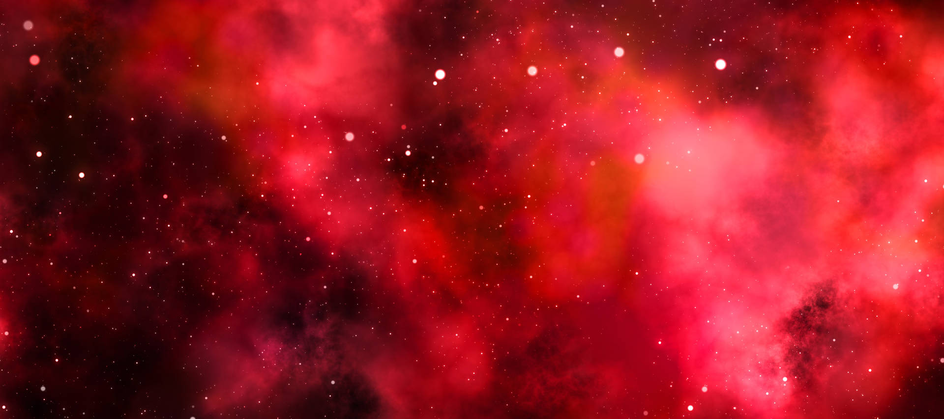 Red Cosmic Dust Galaxy Background