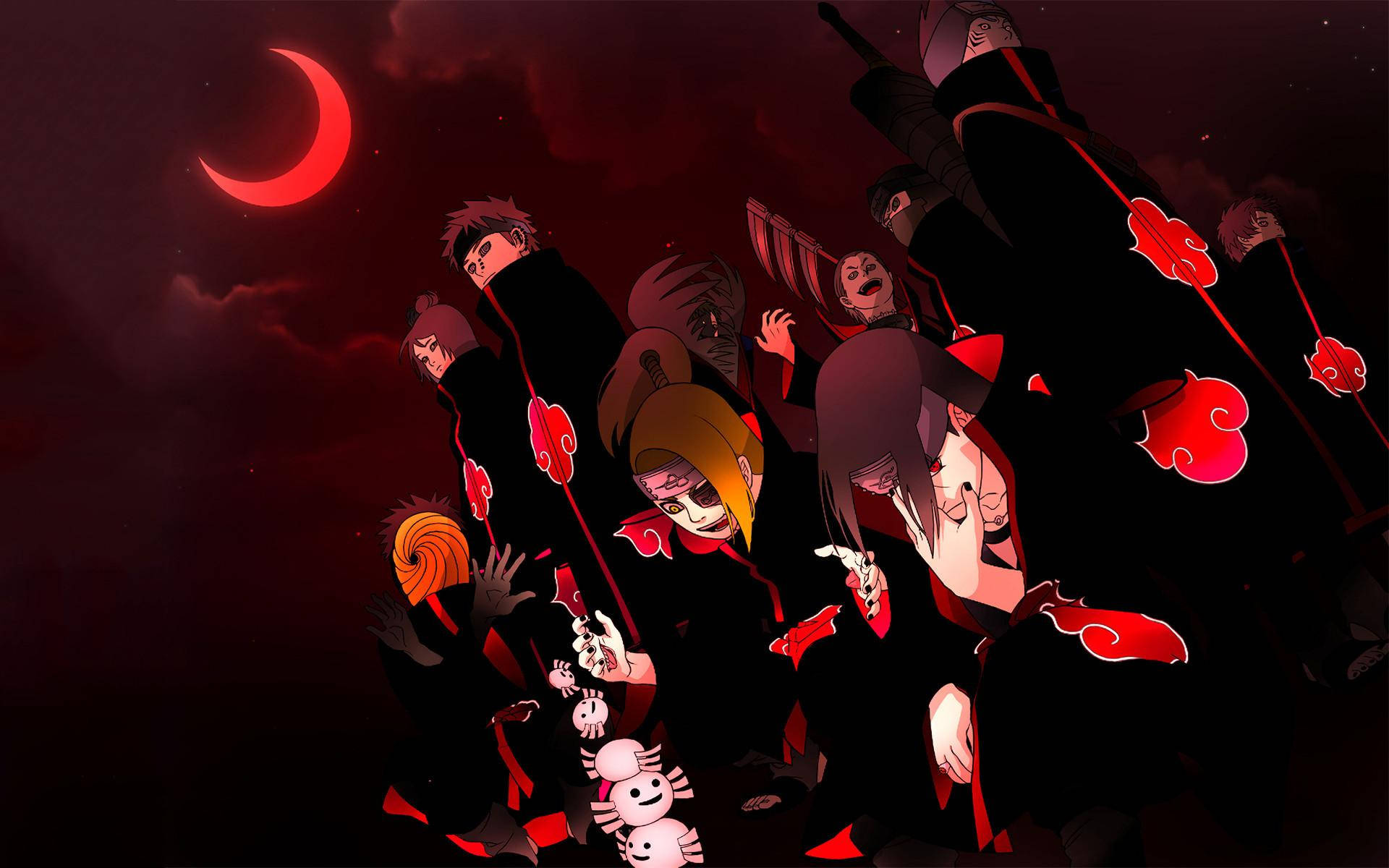 Red Crescent Moon Akatsuki Pc