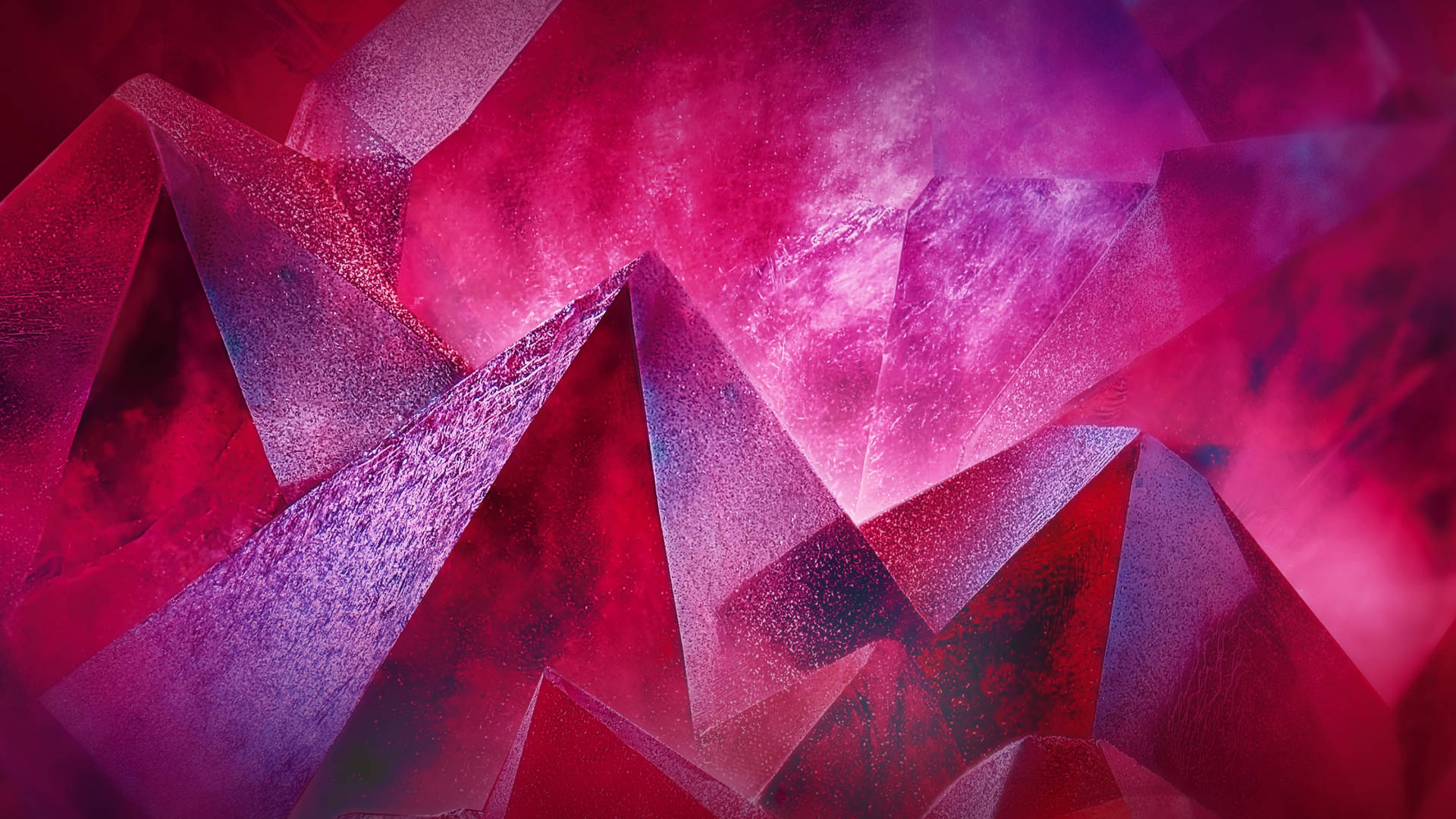 Red Crystal Abstract Background