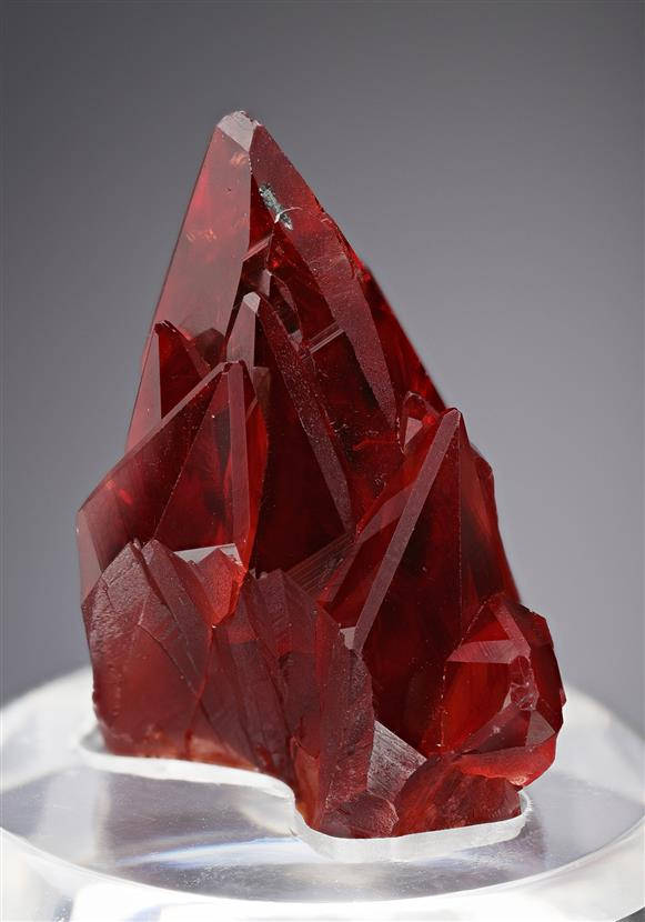 Red Crystal Garnet Background