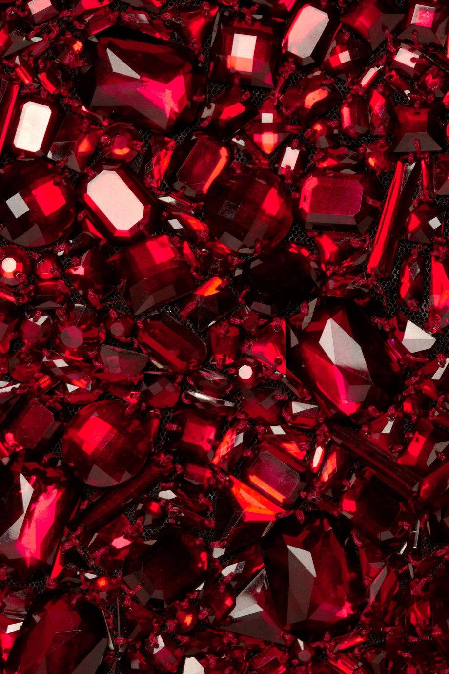 Red Crystal Shapes