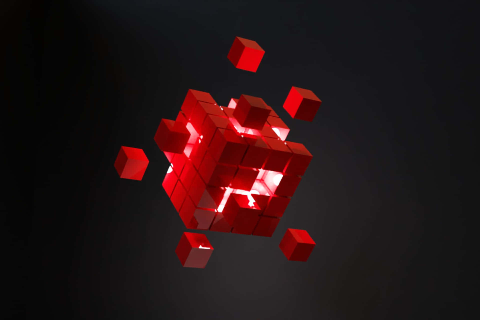 Red_ Cube_ Dissolution Background