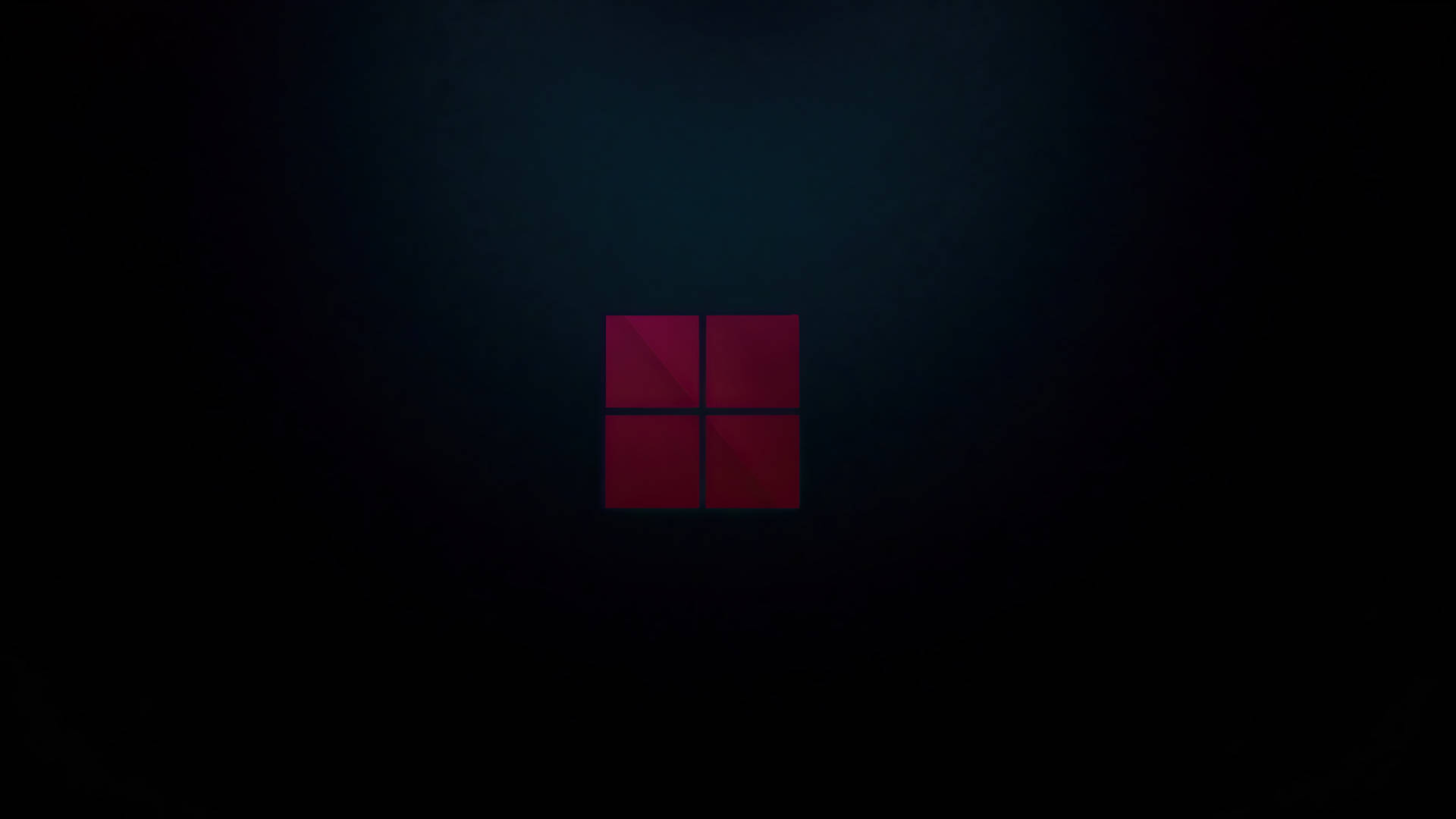 Red Dark Windows Logo Background