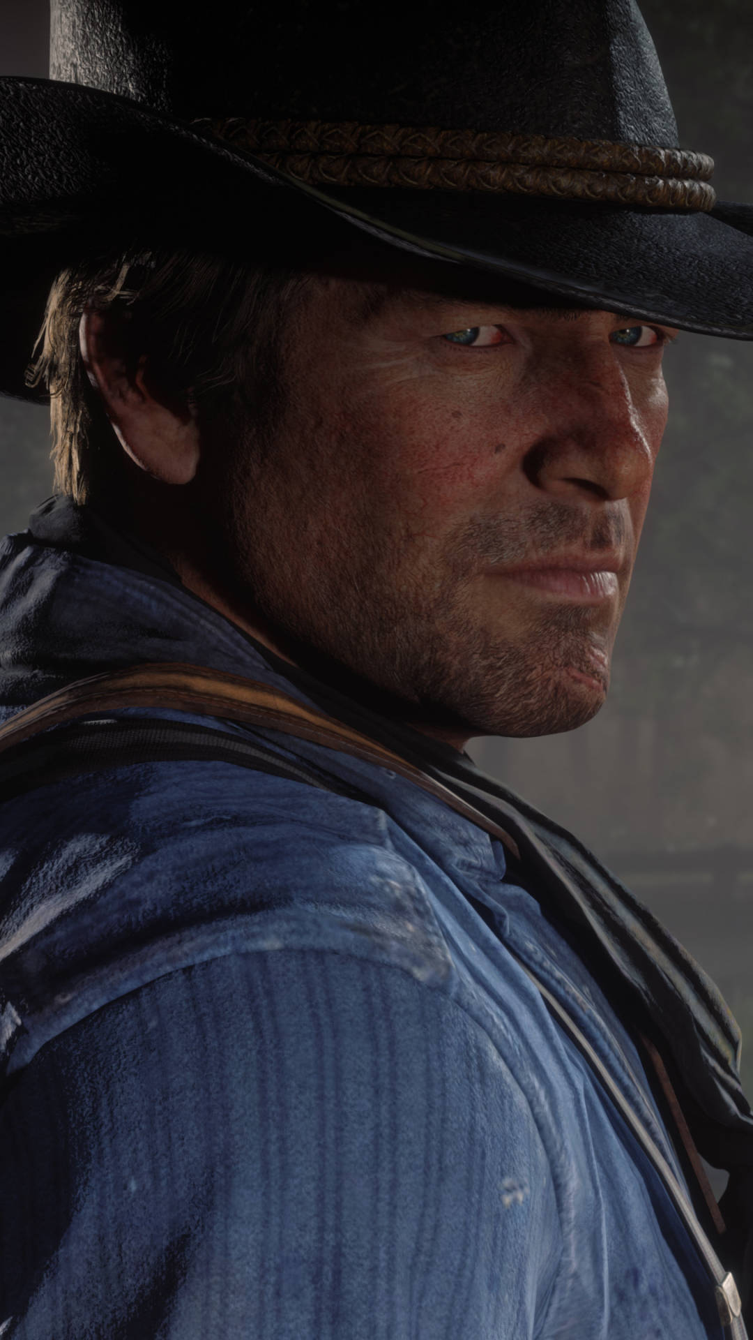 Red Dead Iphone Close Up Arthur