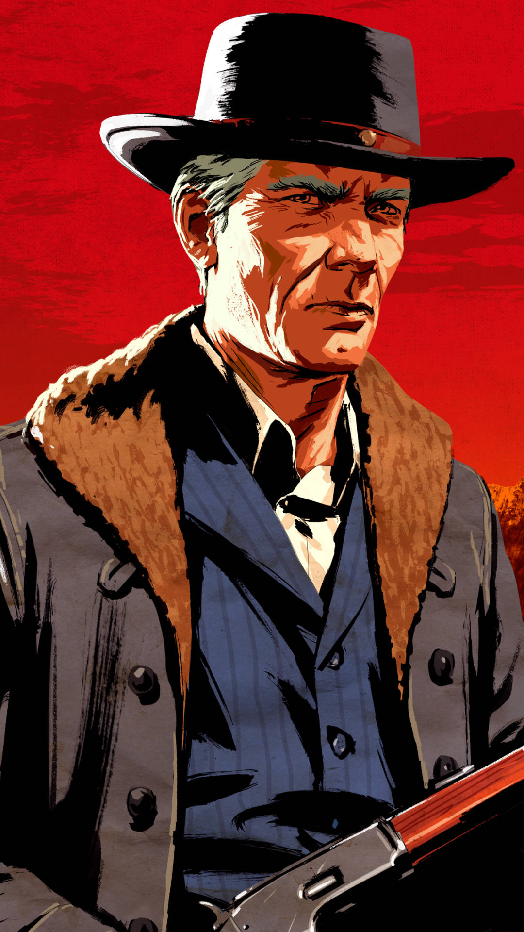 Red Dead Iphone Hosea Matthews Background