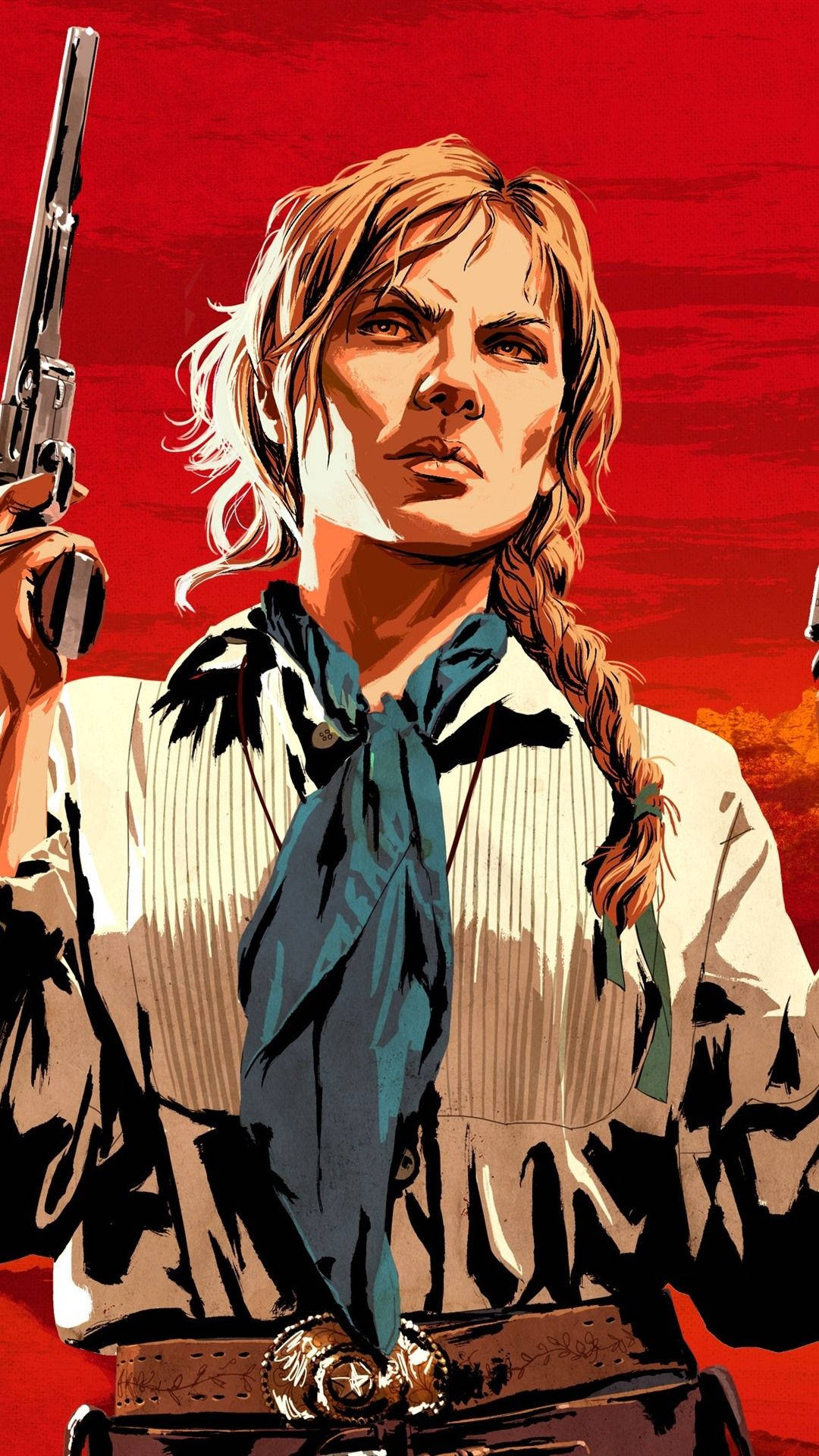 Red Dead Iphone Sadie Adler Background