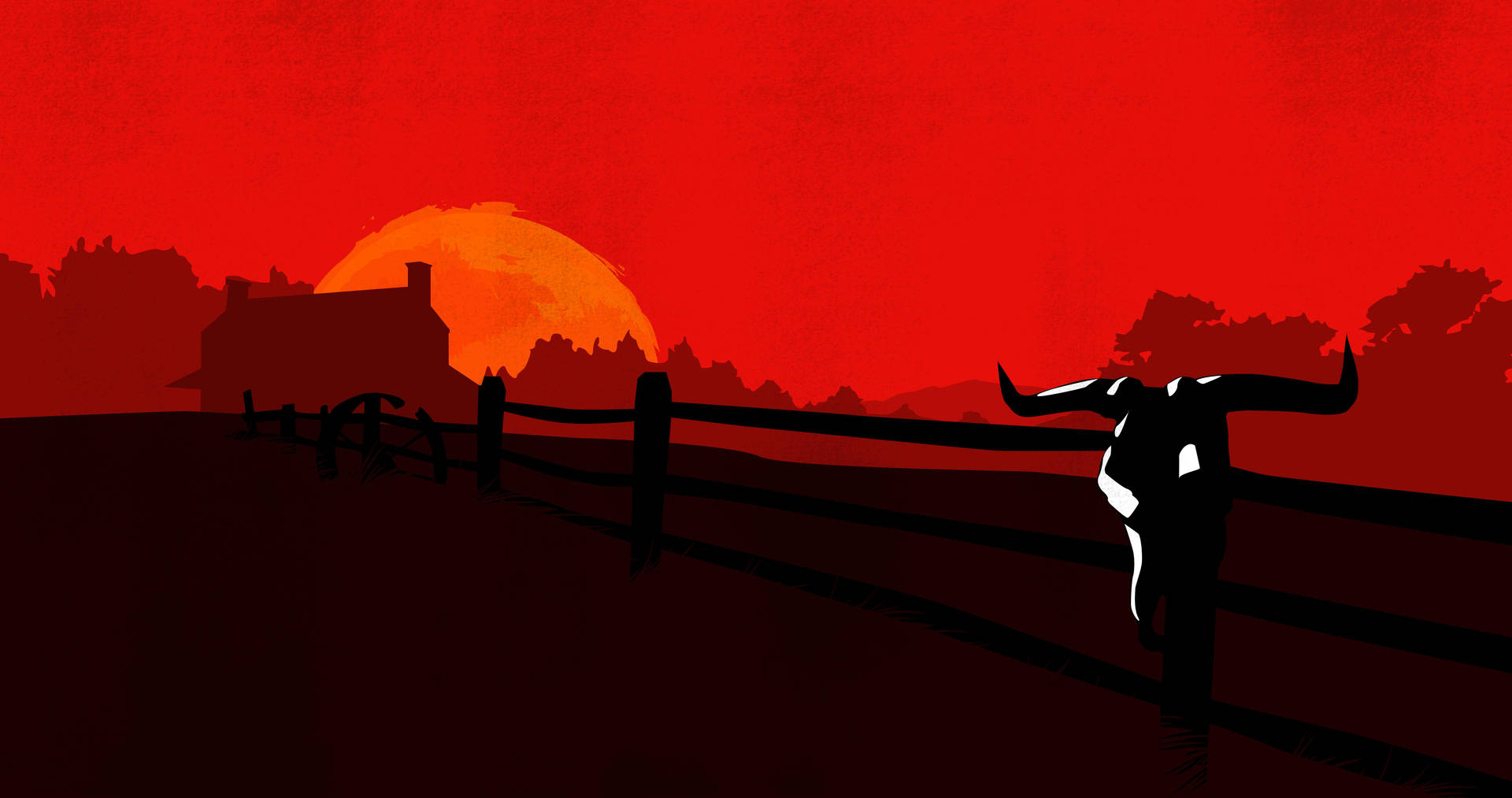 Red Dead Redemption 2 4k Barn House Background