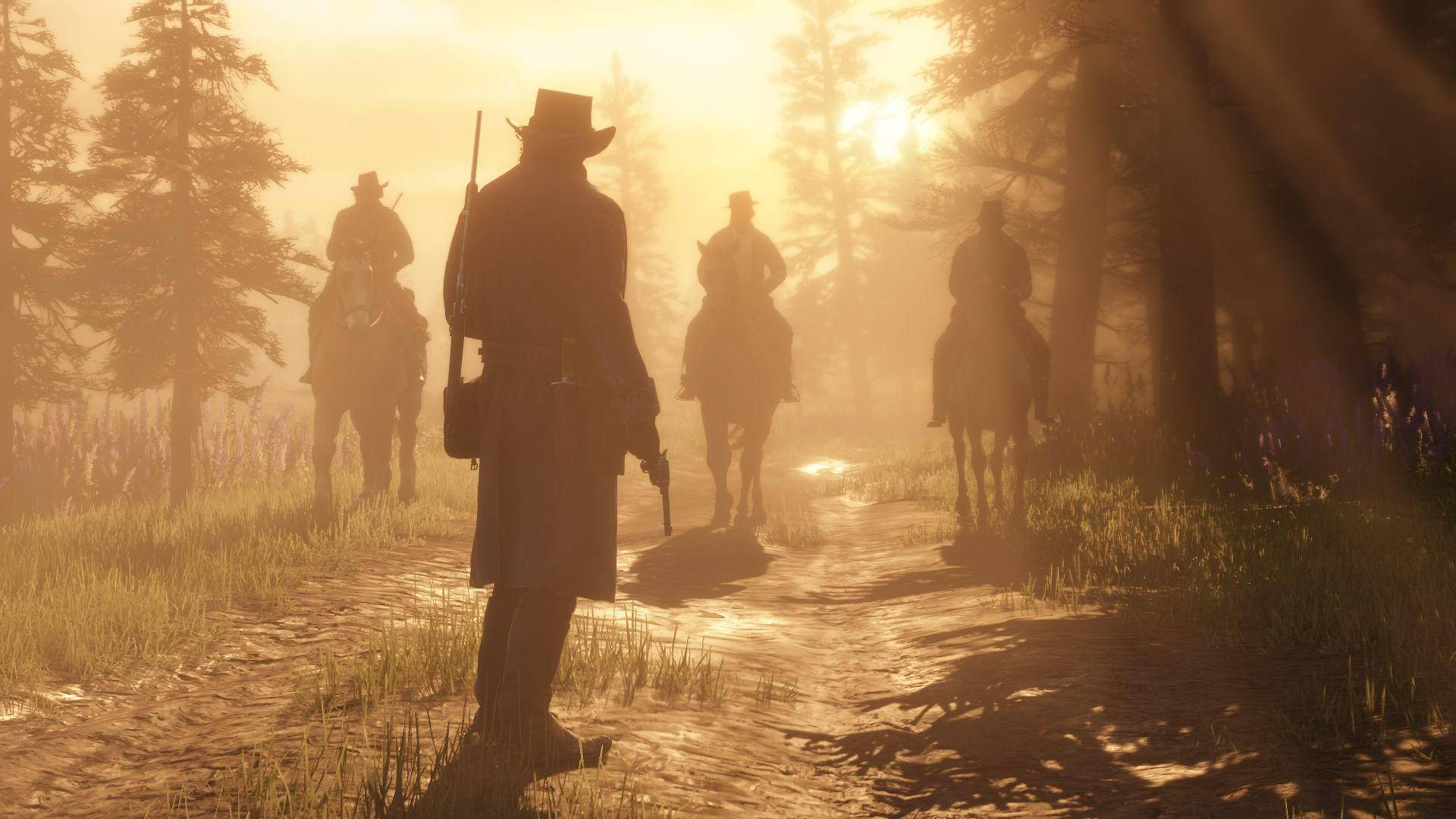 Red Dead Redemption 2 4k Cowboy Hat Background