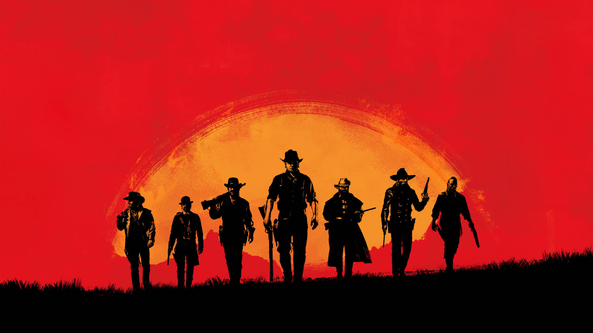 Red Dead Redemption 2 4k Gang Background