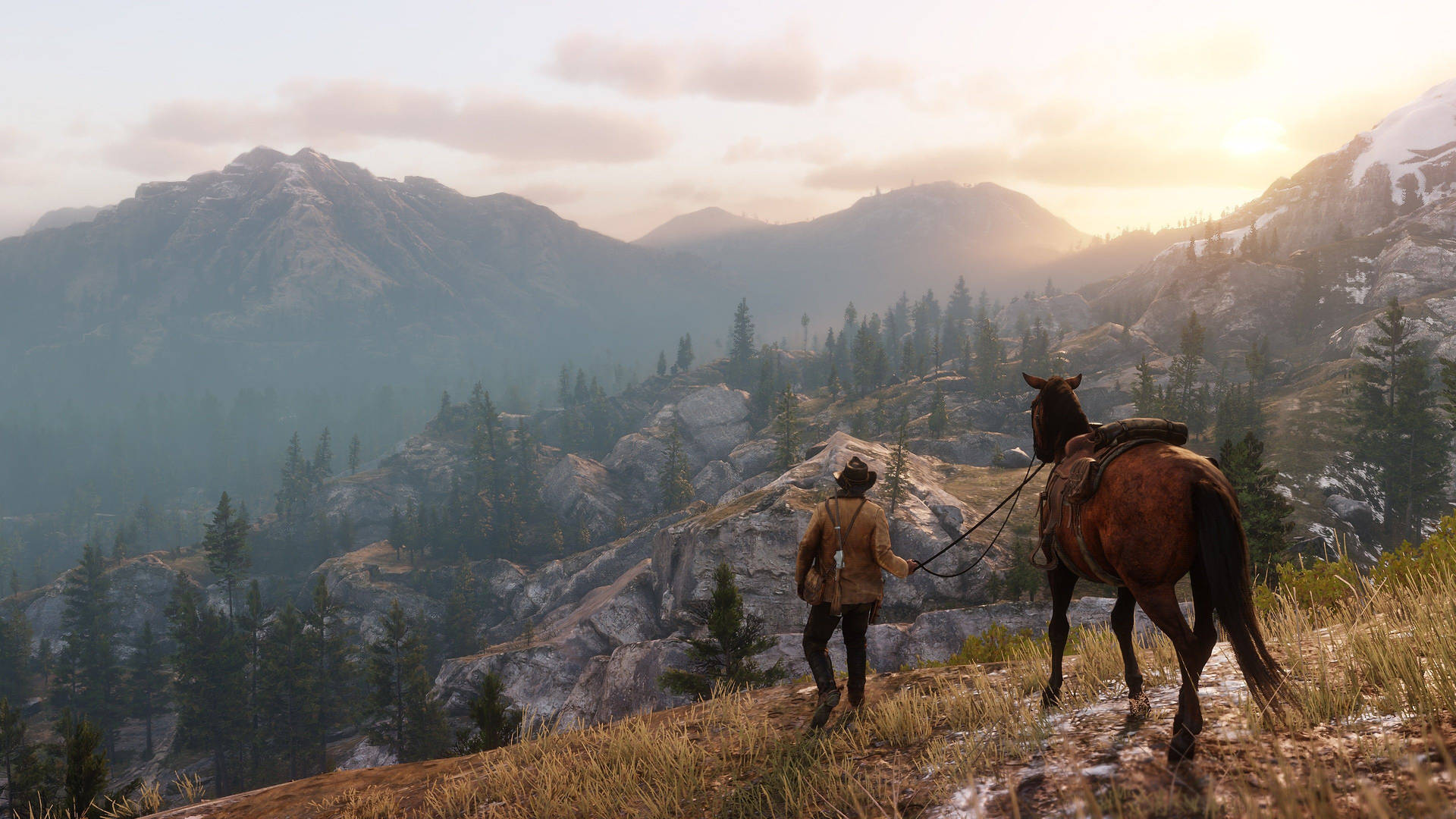 Red Dead Redemption 2 4k Mountains