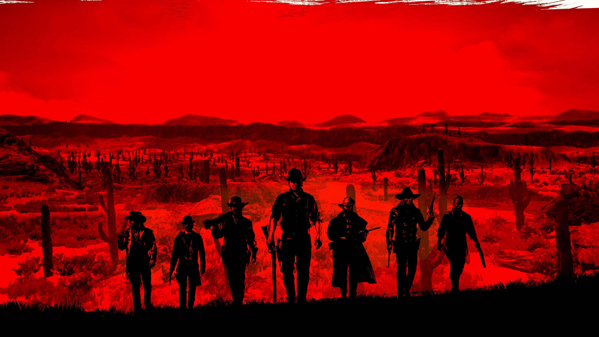 Red Dead Redemption 2 4k Red Background