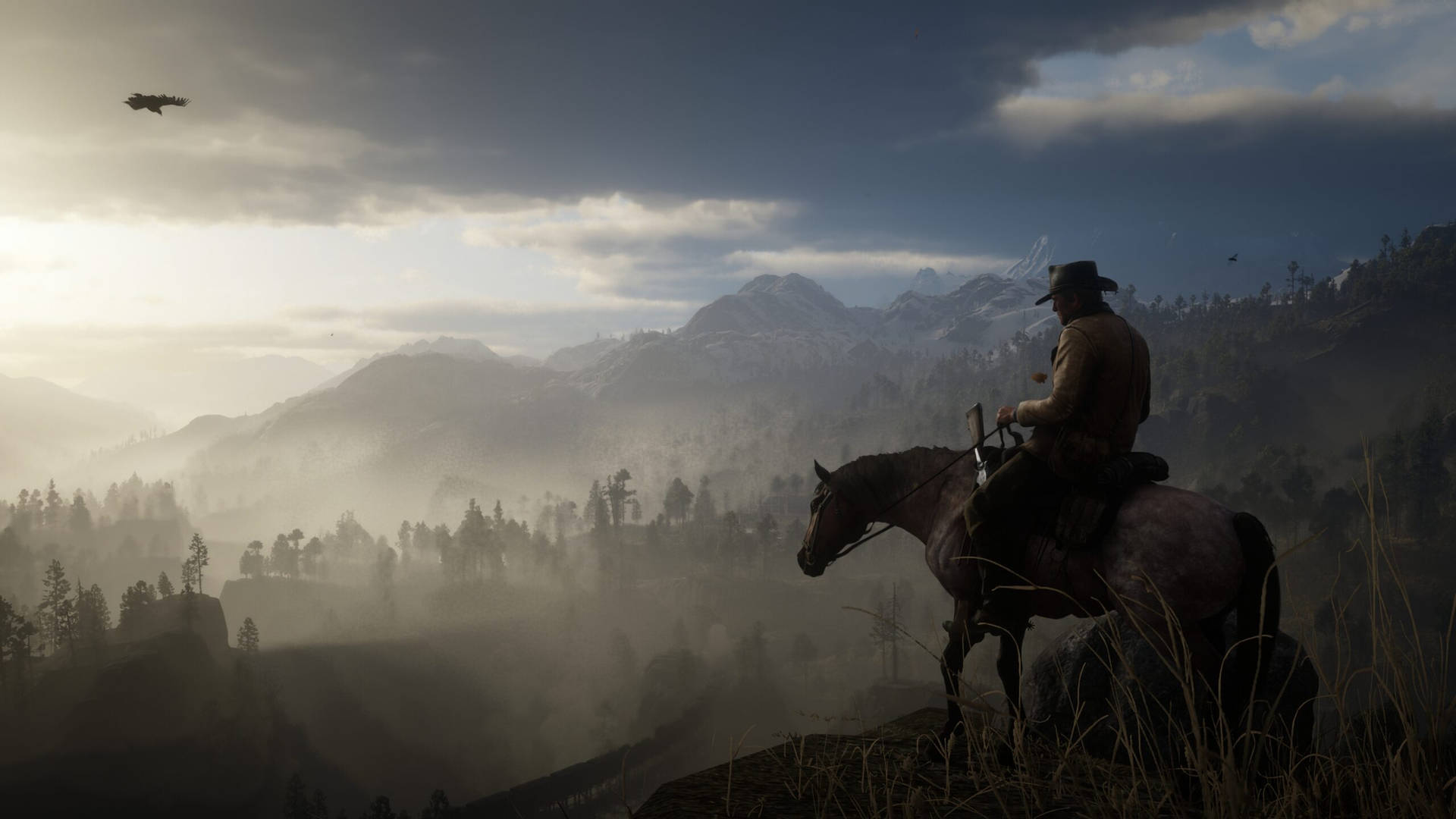 Red Dead Redemption 2 Desktop Background Background