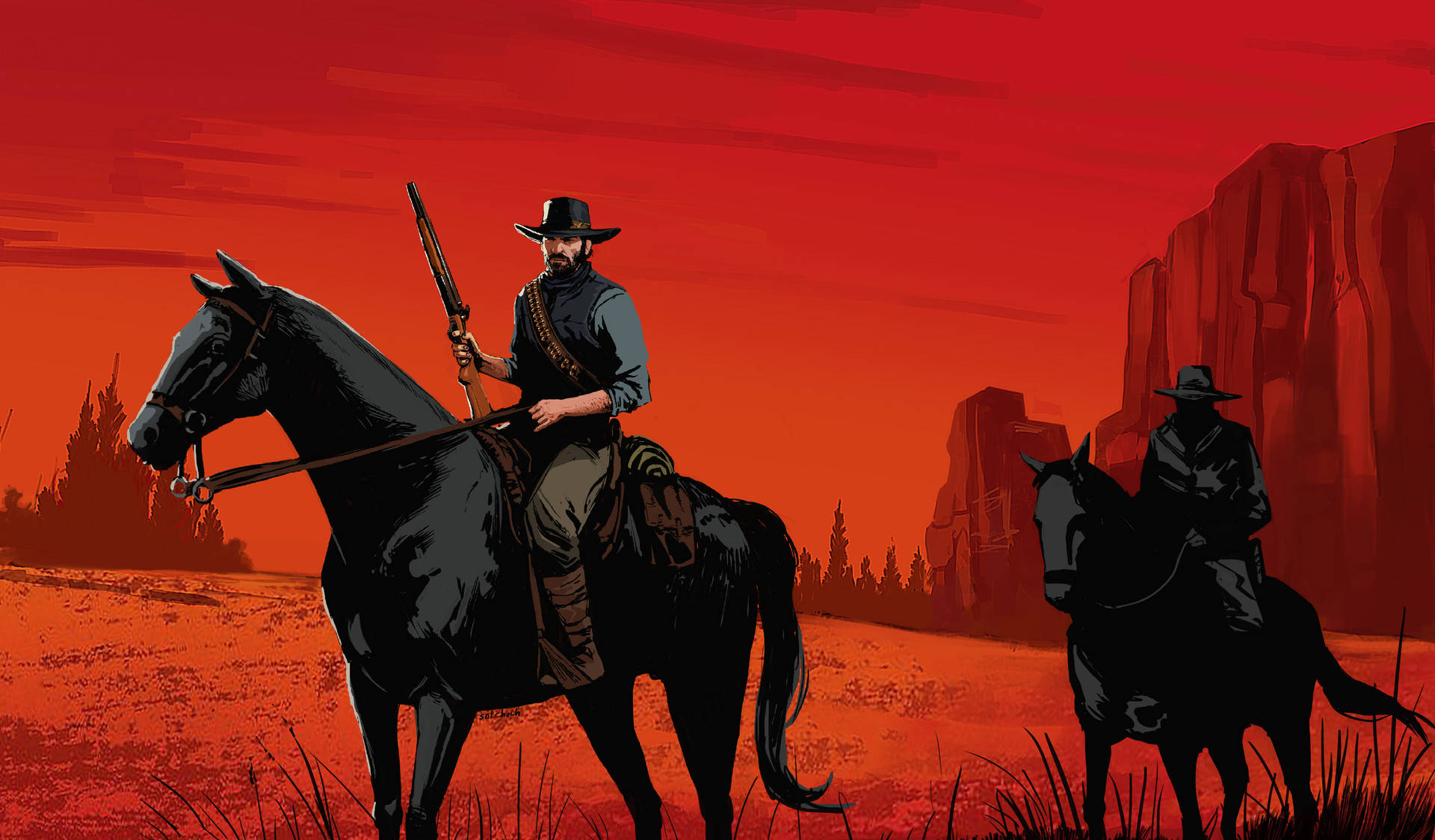 Red Dead Redemption 2 Hd Wallpaper Background