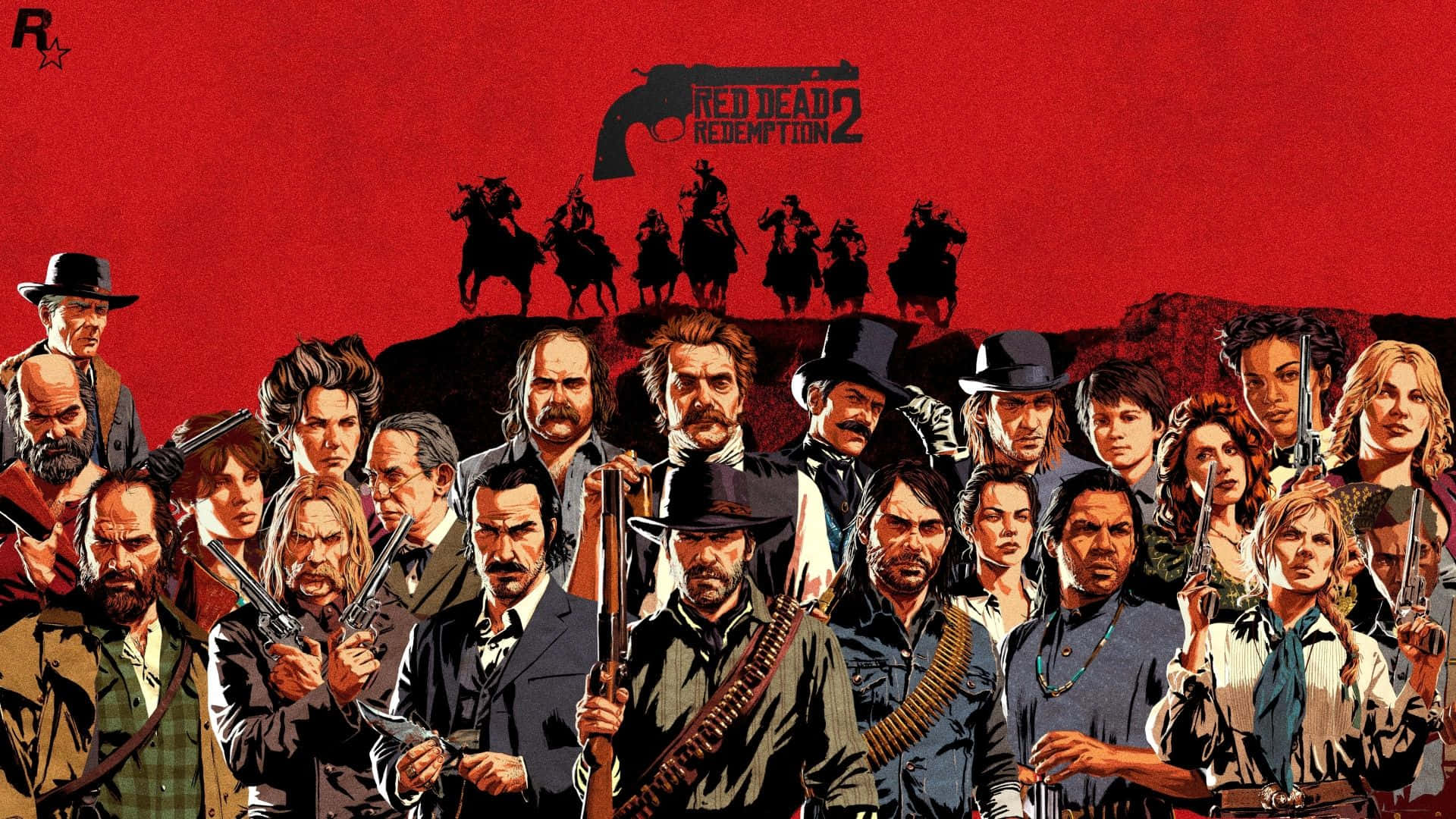 Red Dead Redemption Composite 2 Full Hd Background