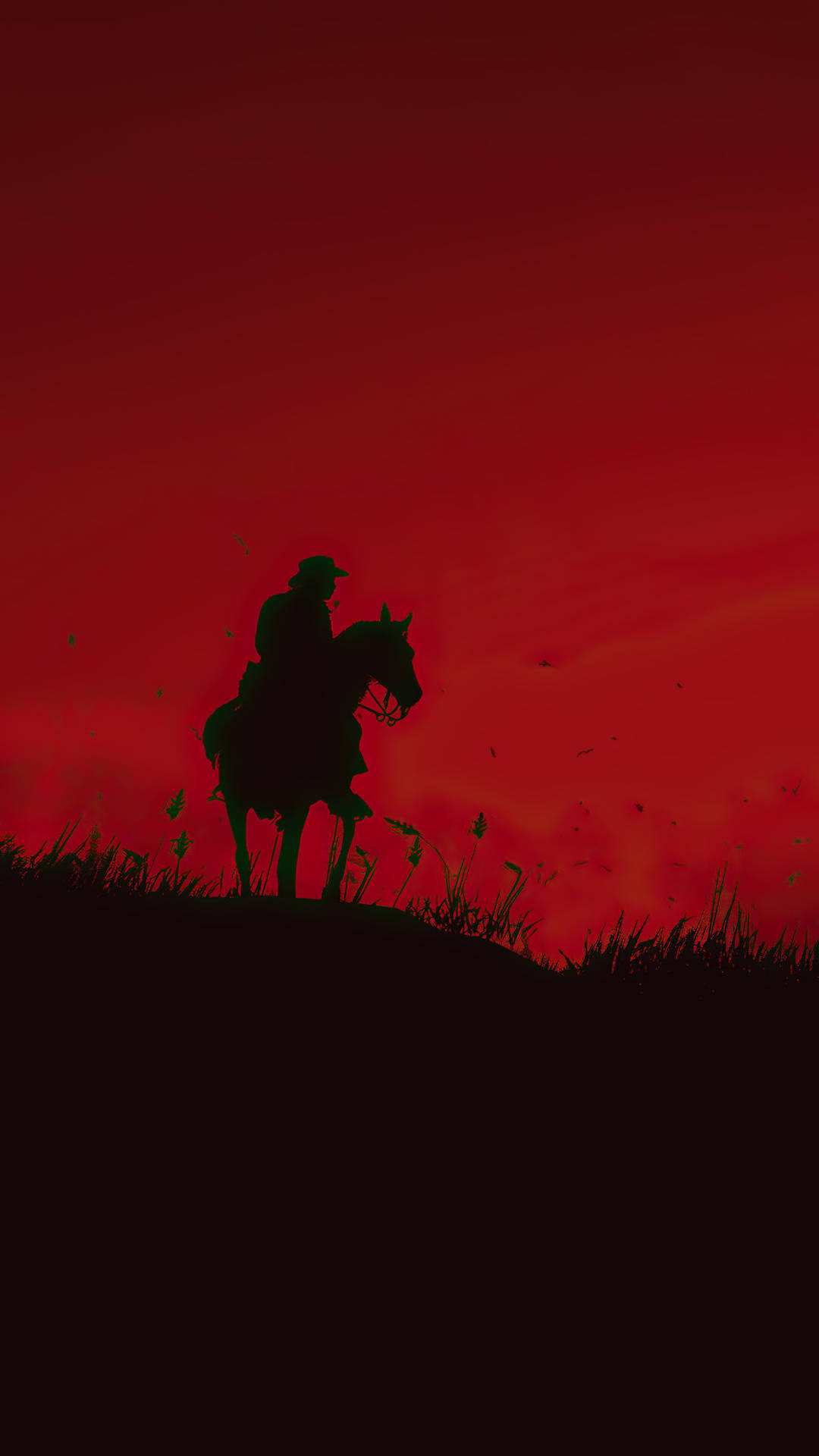 Red Dead Redemption Ii Phone Rider Background