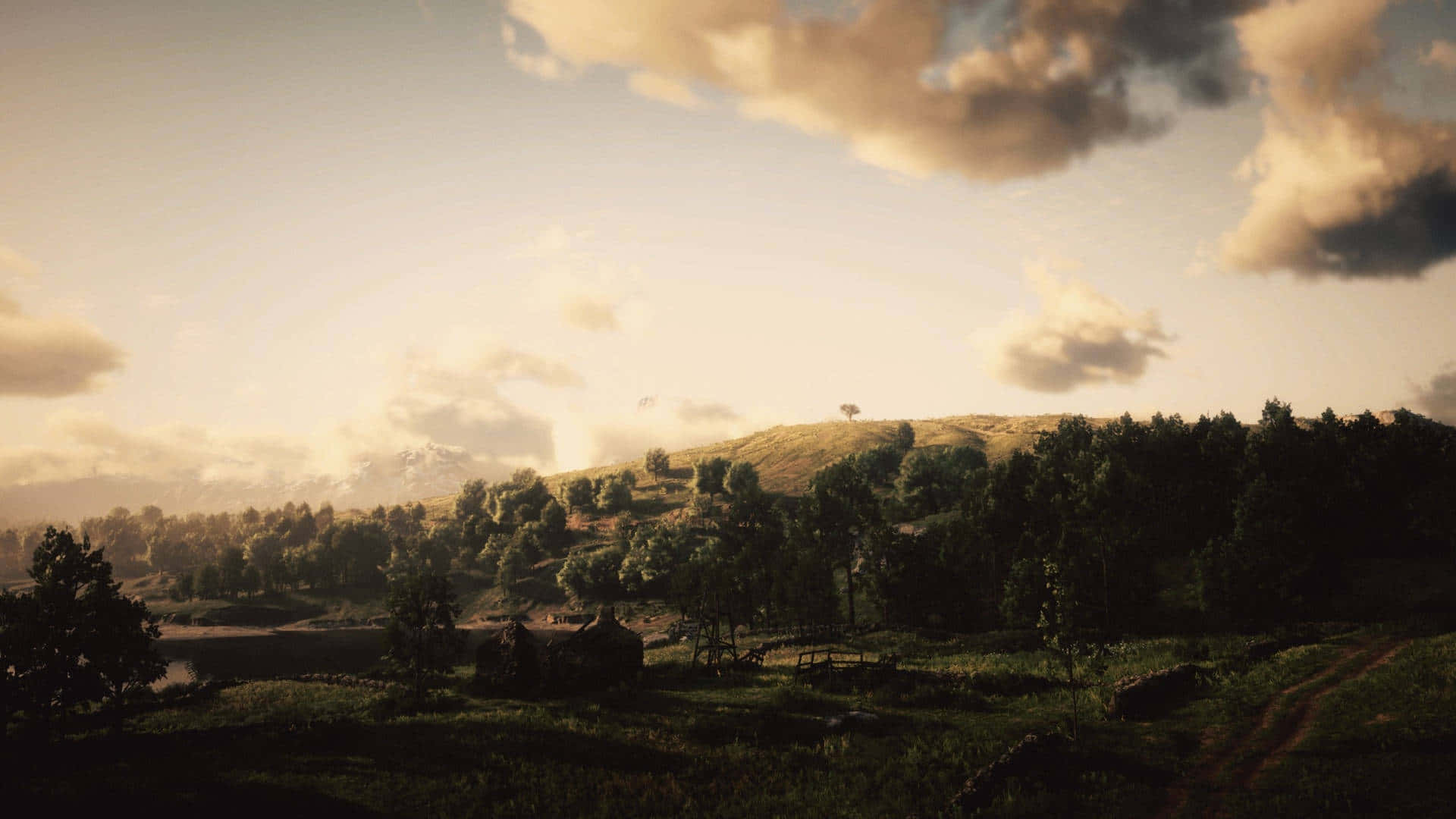 Red Dead Redemption2 Scenic Landscape Background